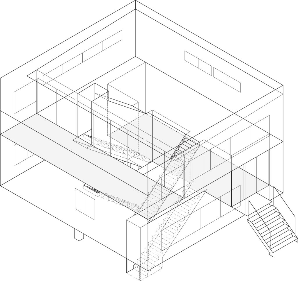 1998 立体土間の家